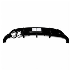 Motokrafta Gloss Black Rear Diffuser Lip Spoiler – Compatible with Volkswagen Polo Mk5 6R/6C (2010–2023) | Sporty Rear Bumper Upgrade