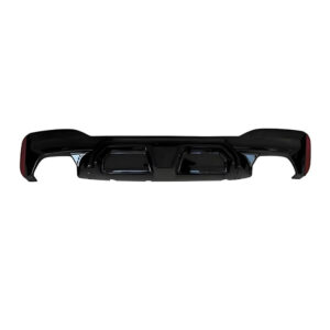 Motokrafta M5 Style Gloss Black Rear Bumper Lip Diffuser – Compatible with BMW 5 Series G30/G38 (2018–2023) | M Sport F90 Style