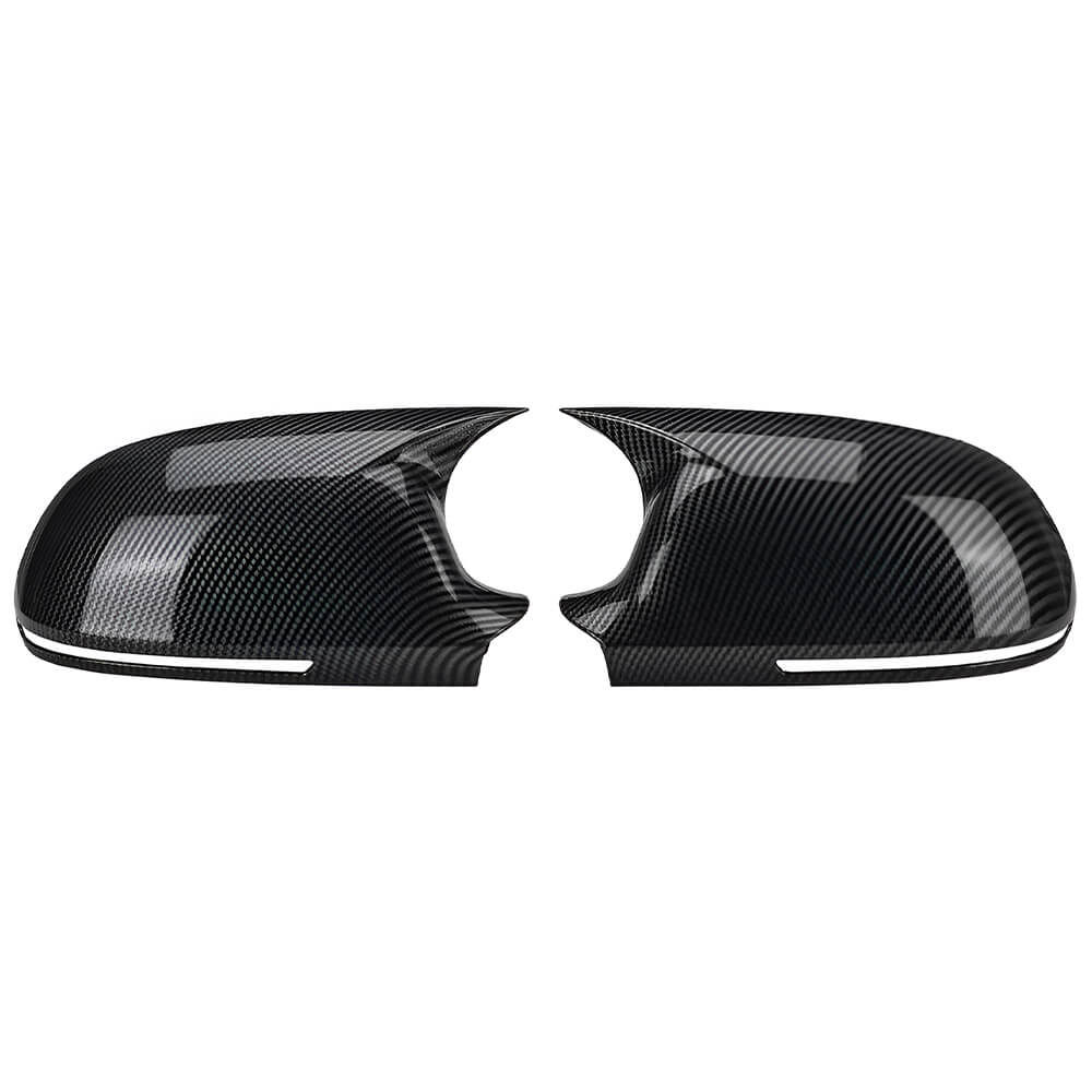 Motokrafta Carbon Fiber Style Side Mirror Covers – Compatible with Audi A4 (2009–2012) | 3M Tape Pasting Wing Mirror Caps AR-MR-058