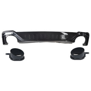 Motokrafta RS4 Style Rear Bumper Lip Diffuser – Compatible with Audi A4 B9.5 (2021+) | Facelift Conversion Body Kit After Lip Skirt Splitter