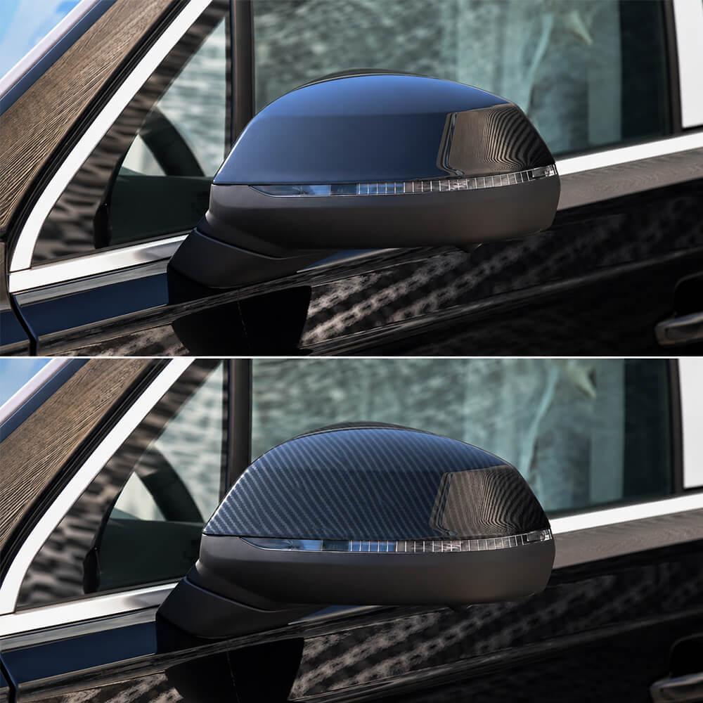 Motokrafta Gloss Black Side Mirror Covers – Compatible with Audi Q5 (2019–2022) | Wing Mirror Caps - Image 2