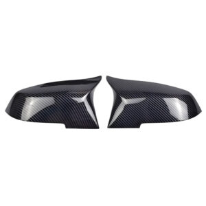 Motokrafta Carbon Fiber Style Side Mirror Covers – Compatible with BMW 3 Series F30 (2012–2019) | 3M Tape Pasting Wing Mirror Caps