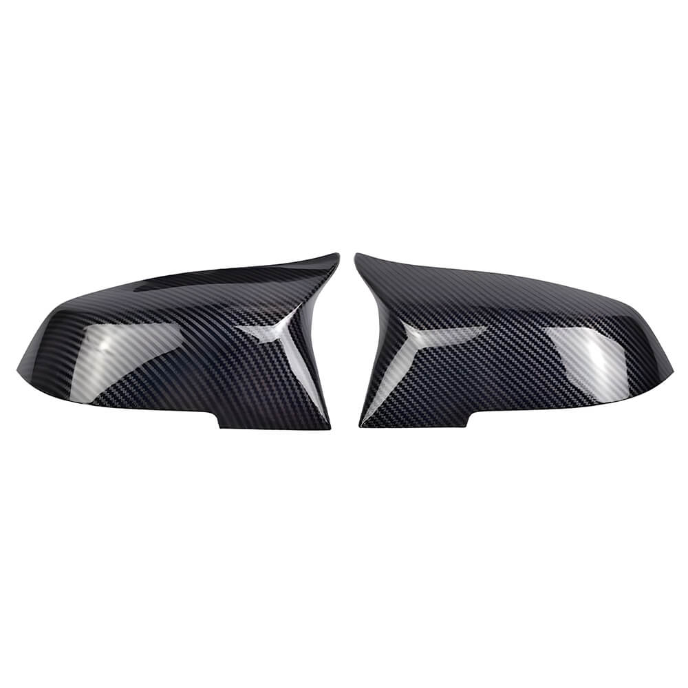 Motokrafta Carbon Fiber Style Side Mirror Covers – Compatible with BMW 3 Series F30 (2012–2019) | 3M Tape Pasting Wing Mirror Caps