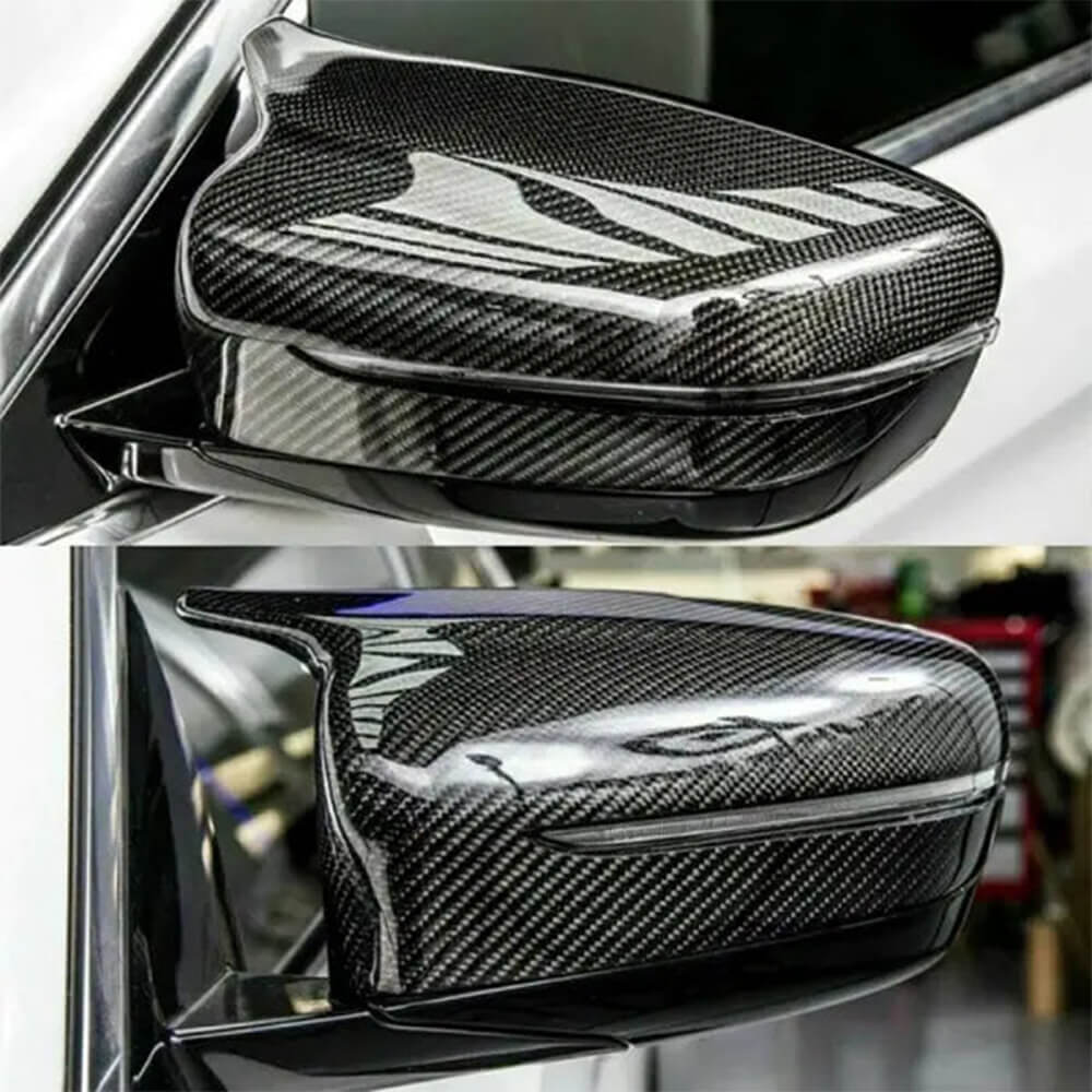 Motokrafta Real Carbon Fiber Side Mirror Covers – Compatible with BMW 3 Series G20 (2019–2024) | Wing Mirror Caps - Image 2