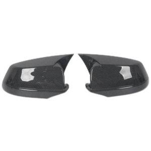Motokrafta Carbon Fiber Style Side Mirror Covers – Compatible with BMW 5 Series F10 (2010–2013) | 3M Tape Pasting Wing Mirror Caps