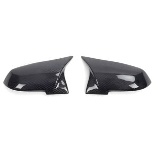 Motokrafta Carbon Fiber Style Side Mirror Covers – Compatible with BMW 5 Series F10 LCI (2014–2017) | 3M Tape Pasting Wing Mirror Caps