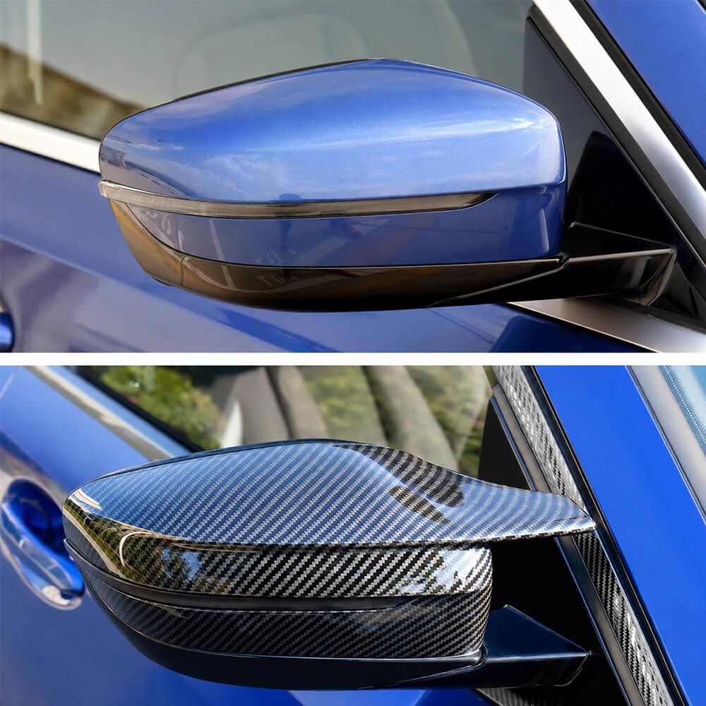 Motokrafta Gloss Black Side Mirror Covers – Compatible with BMW 7 Series G12 (2016–2023) | Wing Mirror Caps - Image 2