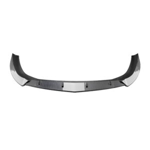 Motokrafta Performance Style Front Bumper Lip Splitter – Compatible with Mercedes-Benz A-Class W177 (2018–2022) | Carbon Fiber Look Diffuser Skirts with Flag Canards