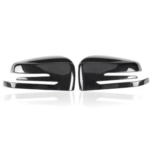 Motokrafta Carbon Fiber Style Side Mirror Covers – Compatible with Mercedes-Benz A Class W176 (2013–2018) | Wing Mirror Caps