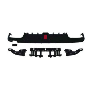 Motokrafta AMG C63 Brabus Style Rear Bumper Lip Diffuser – Compatible with Mercedes-Benz C-Class W205 (2015–2021) | AMG Rear Bumper Upgrade