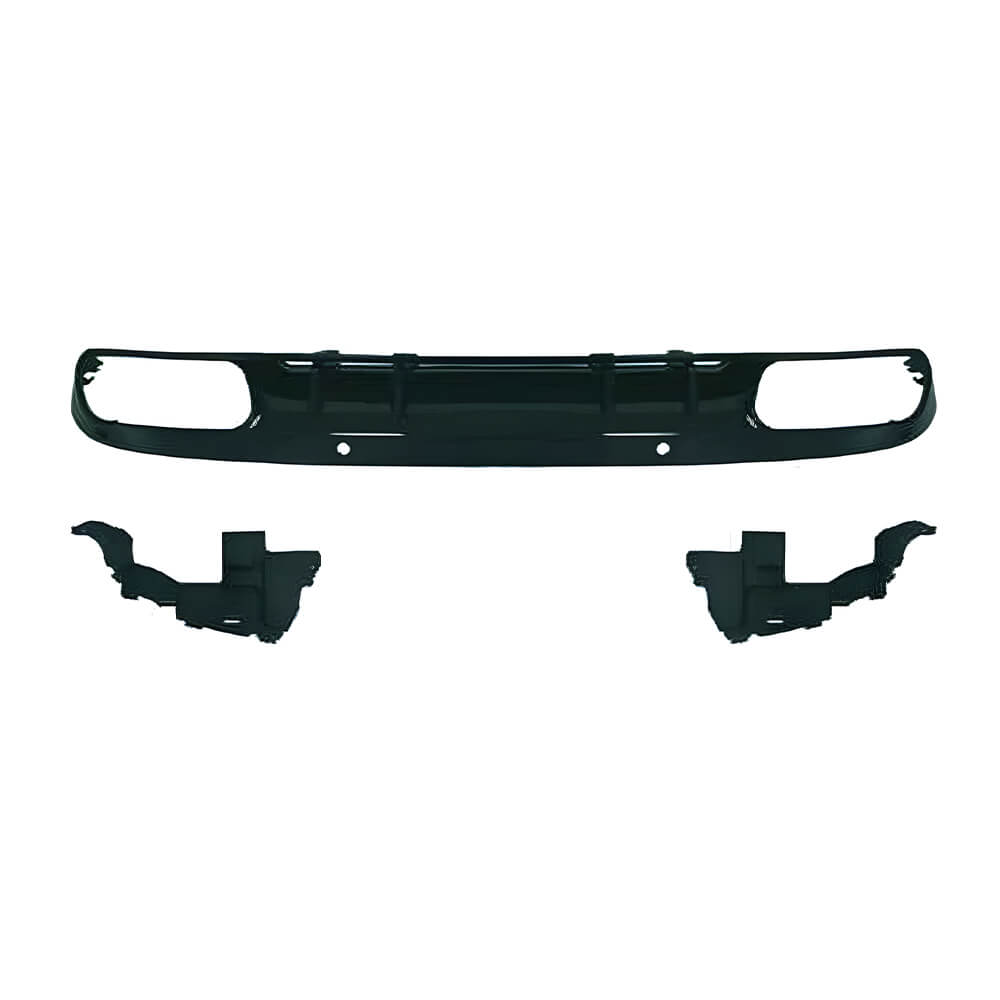 Motokrafta AMG C43 Style Rear Bumper Lip Diffuser – Compatible with Mercedes-Benz C-Class W205 (2015–2021) | Classic Style Rear Bumper Upgrade