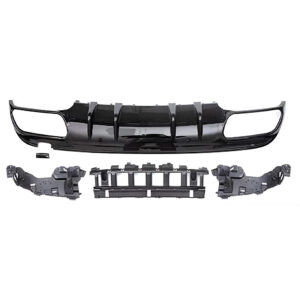 Motokrafta AMG C63 Style Rear Bumper Diffuser – Compatible with Mercedes-Benz C-Class W205 LCI (2019–2021) | AMG Rear Bumper Upgrade After Lip Diffuser