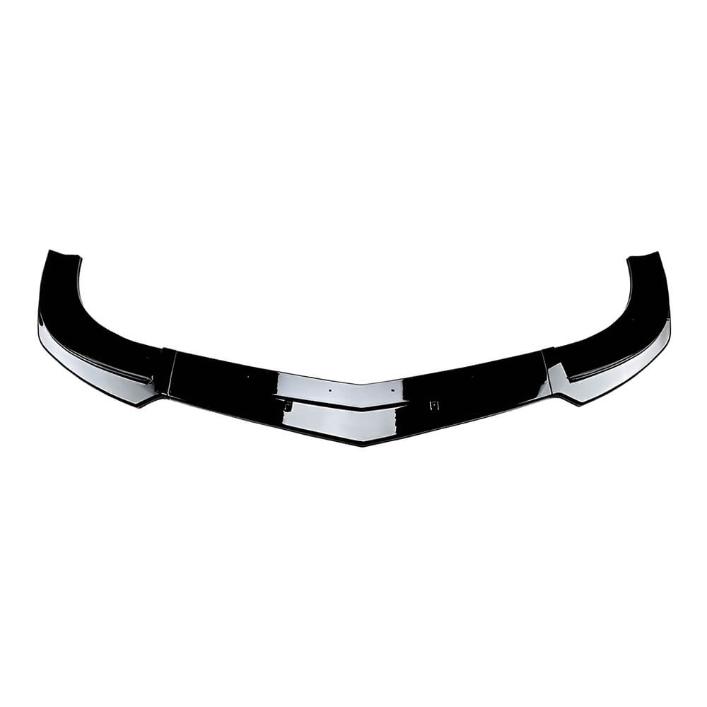 Motokrafta AMG Style Front Bumper Lip Splitter – Compatible with Mercedes-Benz C-Class W204 (2011–2014) | Gloss Black Diffuser with Flag Canards
