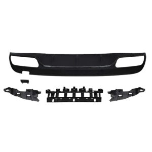 Motokrafta AMG C63 Style Rear Bumper Diffuser – Compatible with Mercedes-Benz C-Class W205 (2015–2021) | Silver After Lip Rear Bumper Upgrade
