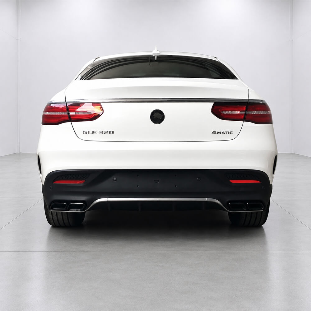Motokrafta AMG GLE63 Style Rear Bumper Lip Diffuser with Exhaust Tips – Compatible with Mercedes-Benz GLE Coupe C292 (2016–2019) | Splitter Skirts - Image 2