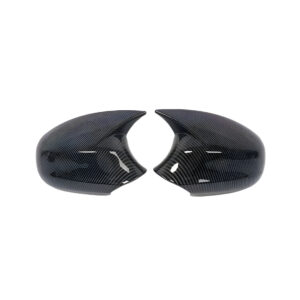 Motokrafta Gloss Black Side Mirror Covers – Compatible with BMW 3 Series E90 LCI (2008–2011) | 3M Tape Pasting Wing Mirror Caps
