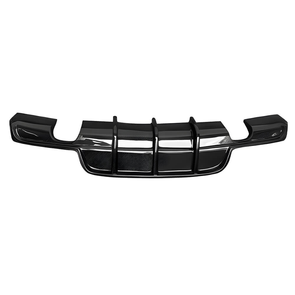 Motokrafta M3/M4 Style Real Carbon Fiber Rear Bumper Lip Diffuser – Compatible with BMW 3 Series F30/F80 (2012–2018)