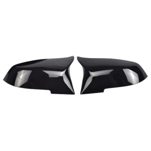 Motokrafta Gloss Black Side Mirror Covers – Compatible with BMW 3 Series F30/F34/F80 (2012–2019) | 3M Tape Pasting Wing Mirror Caps