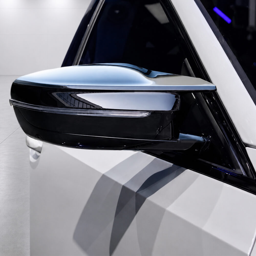 Motokrafta M Performance Style Gloss Black Side Mirror Covers – Compatible with BMW 7 Series G12 (2016–2023) | Wing Mirror Caps - Image 2