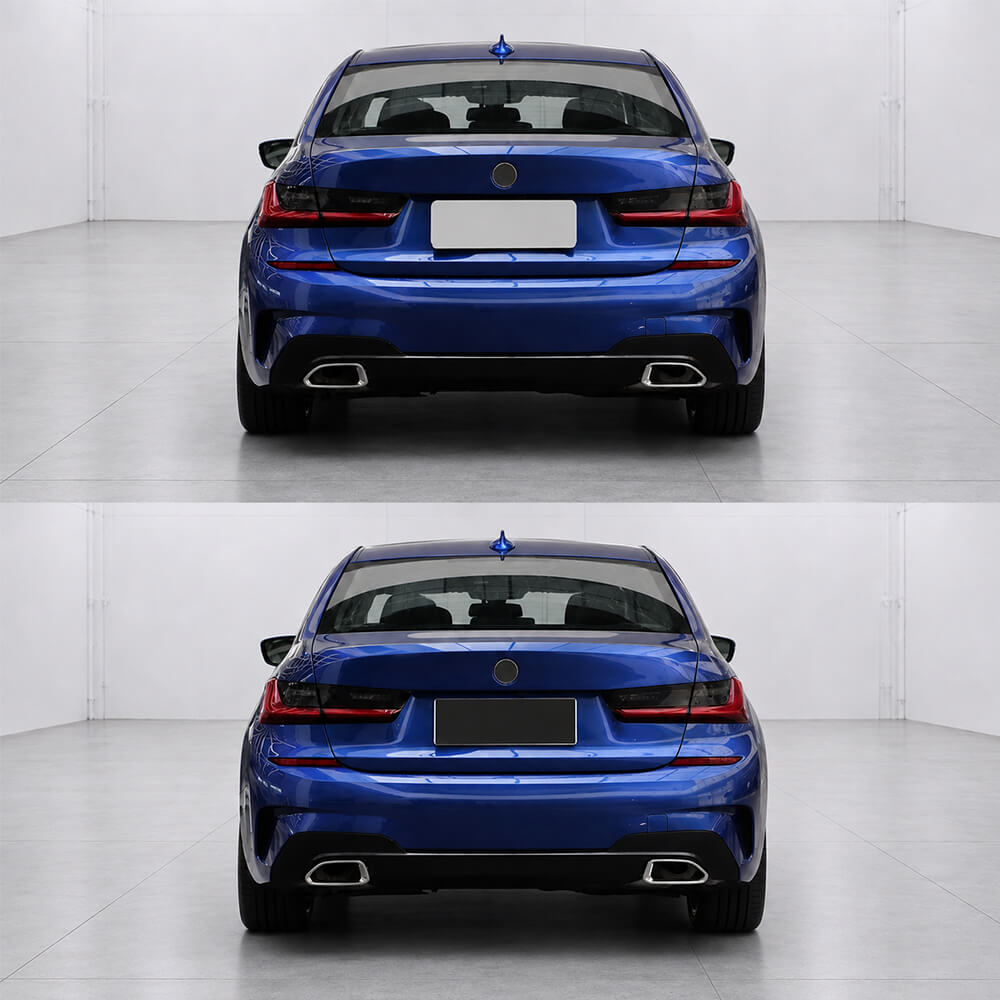 Motokrafta M Sport M Performance Style Rear Bumper Lip Diffuser – Compatible with BMW 3 Series G20/G28 (2019–2022) | Carbon Fiber - Image 2