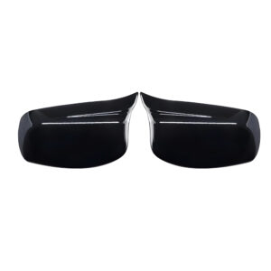 Motokrafta Gloss Black Side Mirror Covers – Compatible with BMW 5 Series E60 (2004–2009) | Wing Mirror Caps