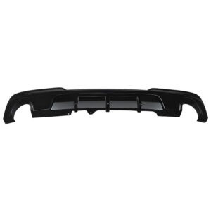 Motokrafta M Sport M5 Style Gloss Black Rear Bumper Lip Diffuser – Compatible with BMW 5 Series F10 (2010–2017) | Splitter Skirts