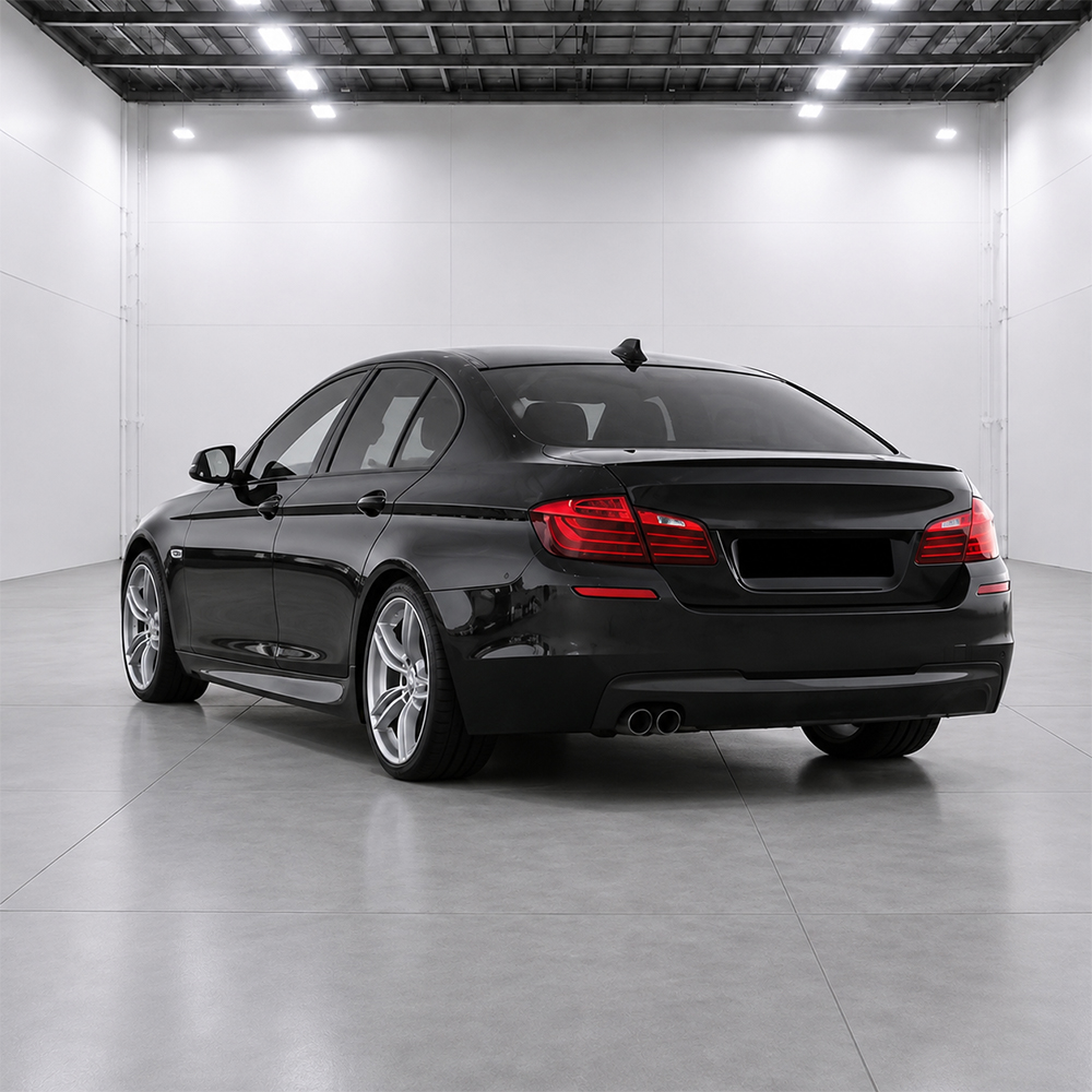 Motokrafta M Tech Style Rear Bumper Lip Diffuser – Compatible with BMW 5 Series F10 (2010–2017) | M Sport After Lip Rear Diffuser - Image 2