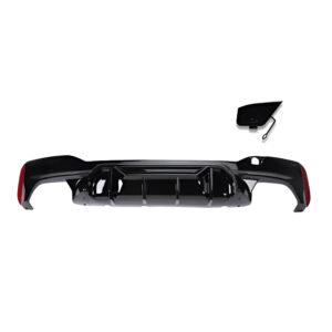 Motokrafta M5 Style Rear Bumper Lip Diffuser – Compatible with BMW 5 Series G30 LCI (2021+) | M Sport M Performance Rear After Lip