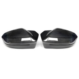 Motokrafta M5 Style Real Carbon Fiber Side Mirror Covers – Compatible with BMW 5 Series i5 G60/G68 (2024+) | RHD Wing Mirror Caps