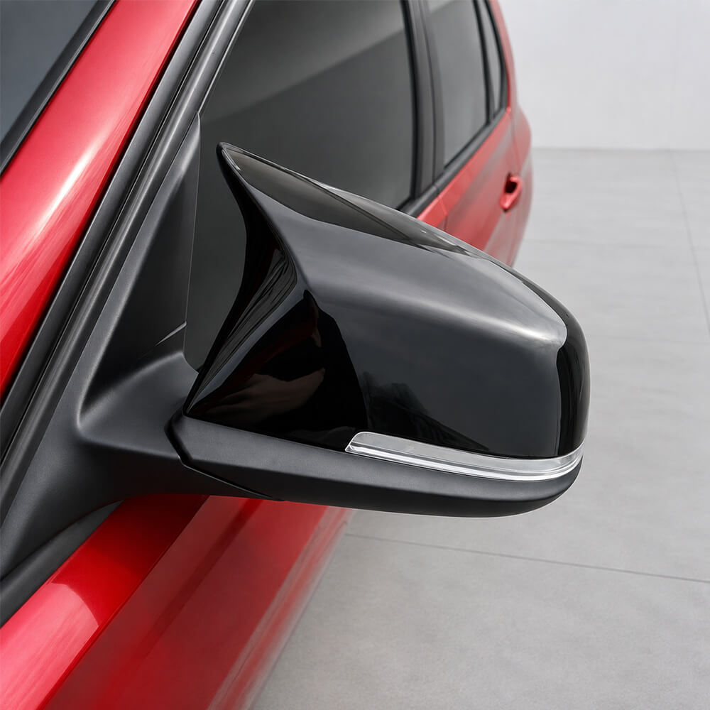 Motokrafta Carbon Fiber Look Side Mirror Covers – Compatible with BMW 7 Series F02 (2013–2016) GT (2014–2017) | Wing Mirror Caps with Tape Pasting Style - Image 2
