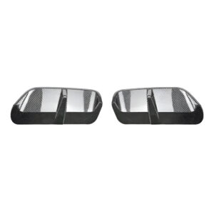 Motokrafta M Sport Style Rear Bumper Lip Diffuser – Compatible with BMW X1 U11 (2023+) | Carbon Fiber Look Splitter Skirts with Exhaust Tips