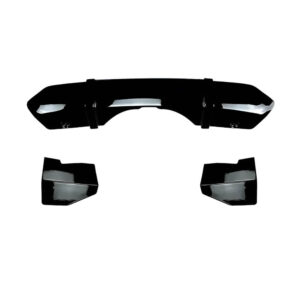 Motokrafta M Sport Style Rear Bumper Lip Diffuser – Compatible with BMW X5 F15 (2014–2018) | Rear Splitter Skirts with Flag Spoiler
