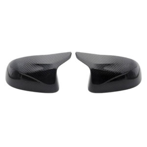 Motokrafta Carbon Fiber Style Side Mirror Covers – Compatible with BMW X6 F16 (2014–2018) | Wing Mirror Caps