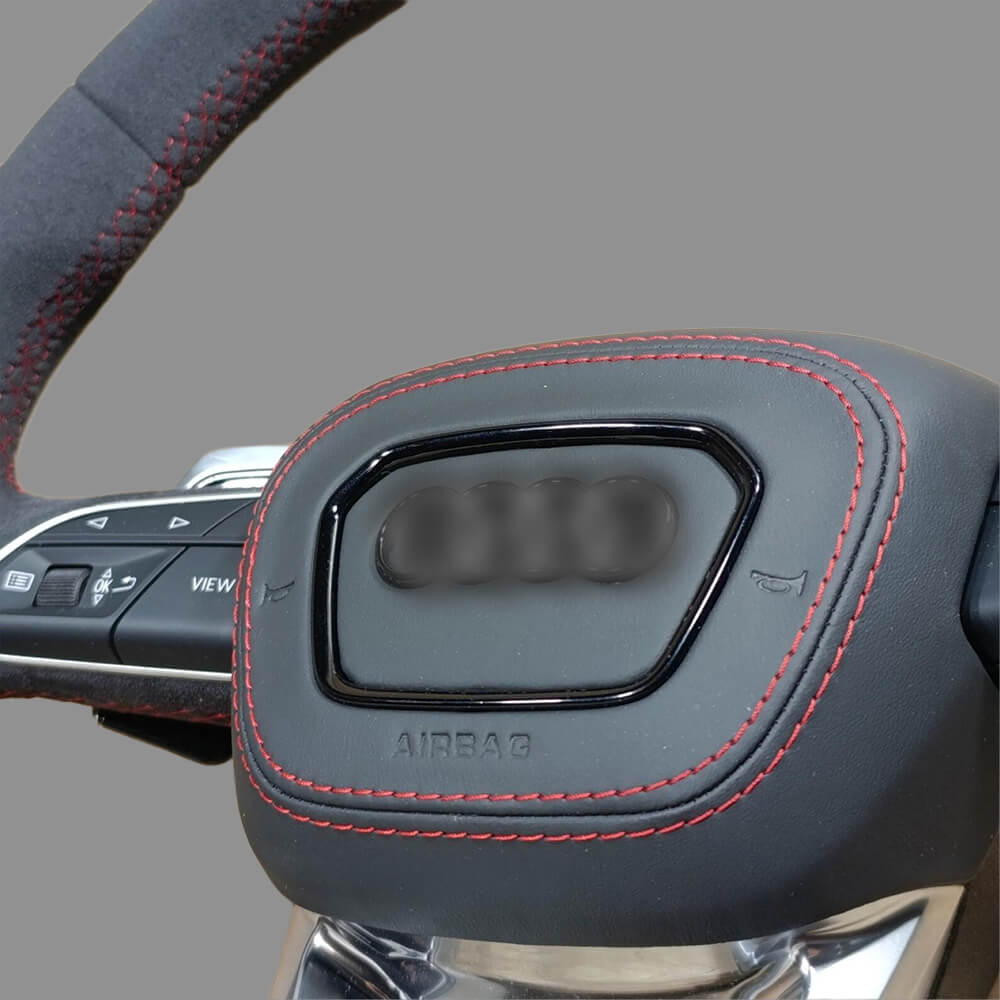 Motokrafta Alcantara Steering Wheel - Compatible With Audi A6 Model (2017+) | Premium Upgrade - Image 3