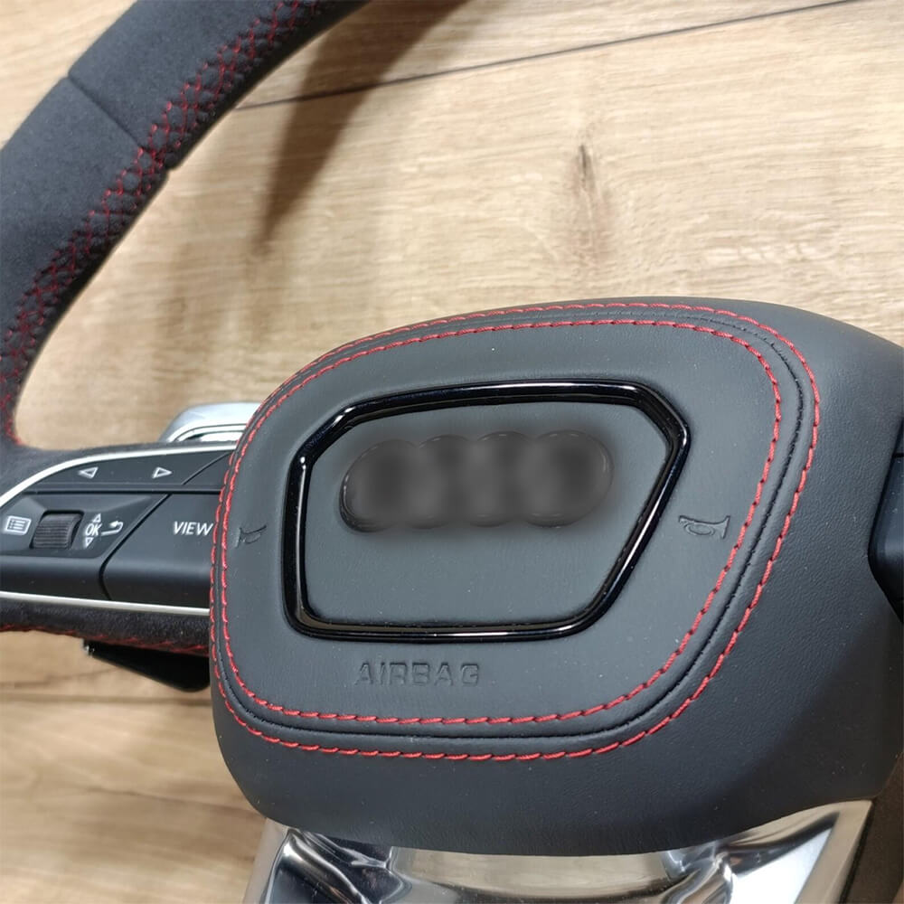 Motokrafta Alcantara Steering Wheel - Compatible With Audi A7 Model (2017+) | Premium Upgrade - Image 2