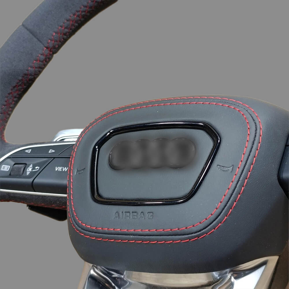 Motokrafta Alcantara Steering Wheel - Compatible With Audi Q3 Model (2017+) | Premium Upgrade - Image 2