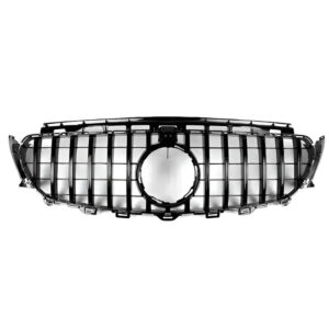 Motokrafta Gloss Black Front Grille – Compatible with Mercedes-Benz E-Class W213 (2017–2020) Front Bumper Grille Replacement