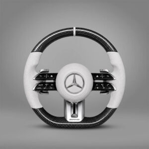 Motokrafta Carbon Finish Steering Wheel - Compatible With GLE (2015+) | Sport Style Upgrade