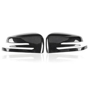 Motokrafta Carbon Fiber Style Side Mirror Covers – Compatible with Mercedes- Benz S Class W221 (2010–2014) | Wing Mirror Caps
