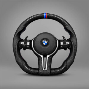 Motokrafta Carbon Finish Steering Wheel - Compatible With BMW 3 Series Model ( 2012 -2020) | Performance Upgrade