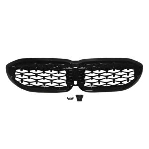 Motokrafta Diamond Style Front Kidney Grille – Compatible with BMW 3 Series G20/G28 (2019–2022) Gloss Black Replacement Grill