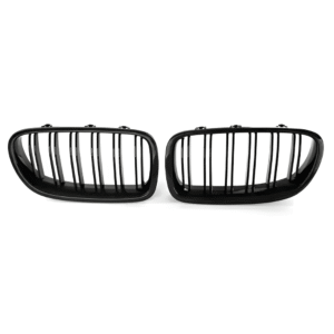 Motokrafta Performance Front Kidney Grille – Compatible with BMW 5 Series F10/F18 LCI (2014–2017) Gloss Black Replacement Grill Set