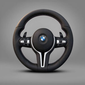 Motokrafta Leather Finish Steering Wheel-Compatible With BMW X3 (Above 2012) | Premium interior upgrade