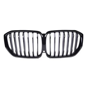 Motokrafta Glossy Black Front Kidney Grille – Compatible with BMW X6 G06 (2019–2023)