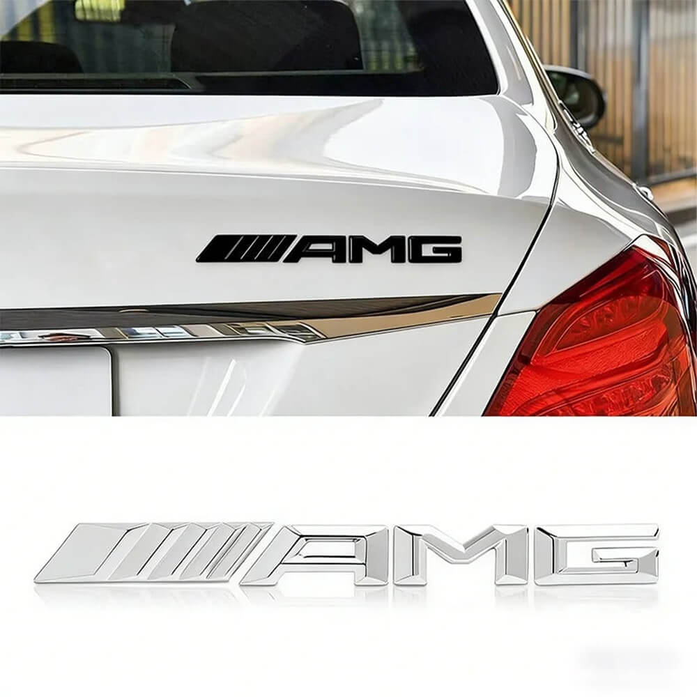 Motokrafta AMG Style Badge Emblem Logo Letter – Compatible with Mercedes-Benz | Exterior Styling Logo Badge