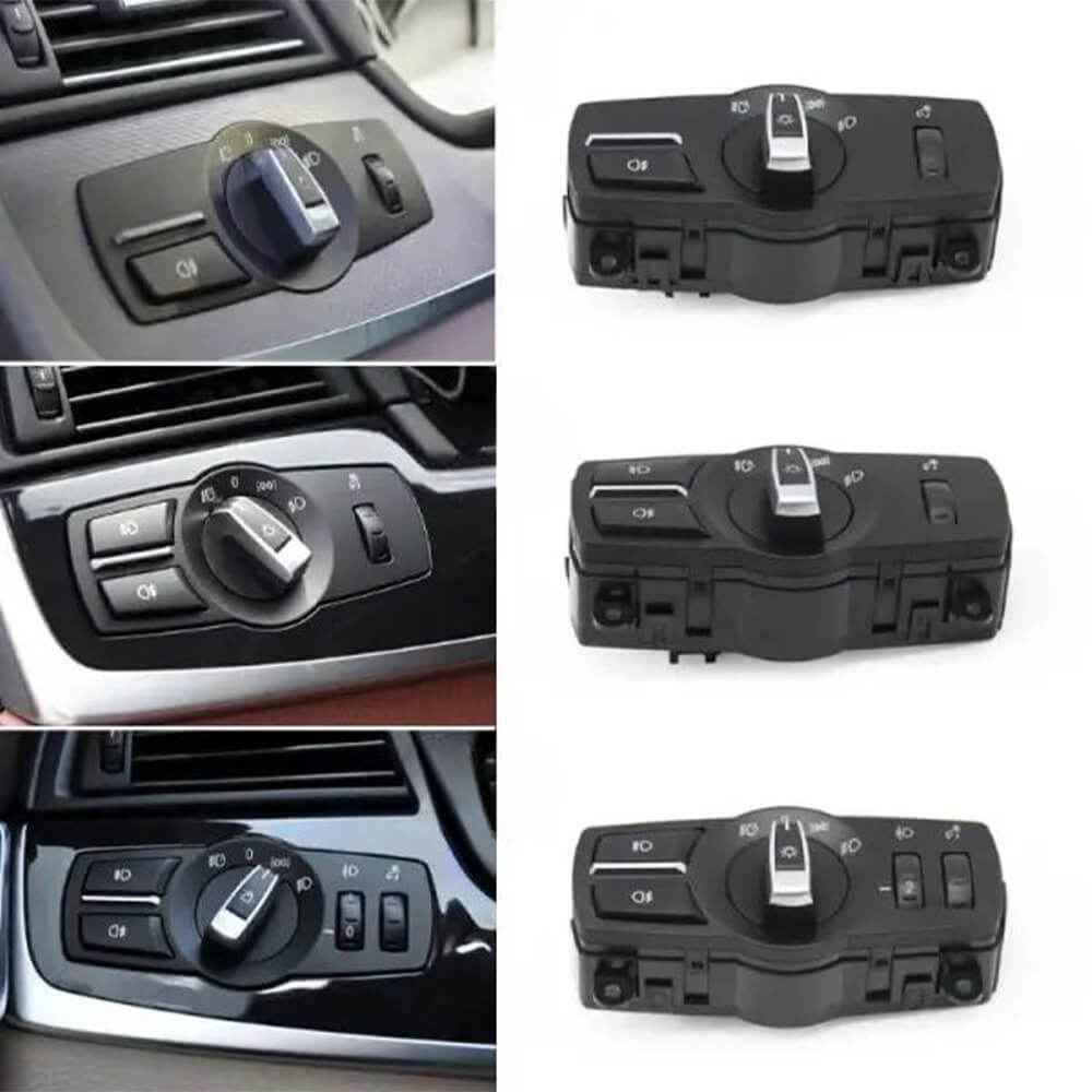 Motokrafta Headlight Switch Knob Assembly – Compatible with BMW 5 Series F10, 7 Series F02, X3 F25 & X4 F26 | Headlight Control Switch - Image 2