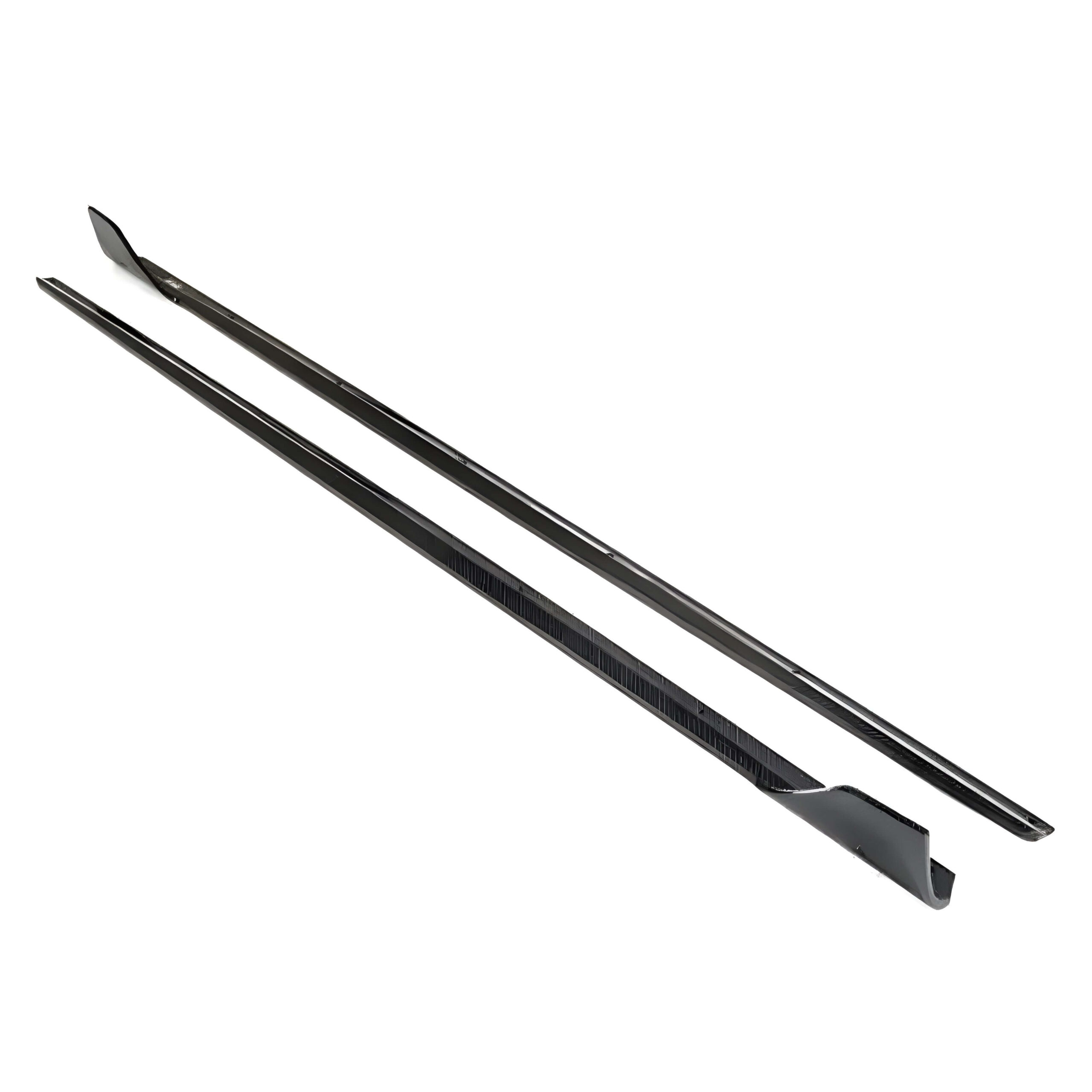 Motokrafta HMG28-CQ-01 M Performance MP Style Glossy Black Side Skirts Splitter Running Board – Compatible with BMW 3 Series G20 LCI (2023+) | Side Skirt Extension
