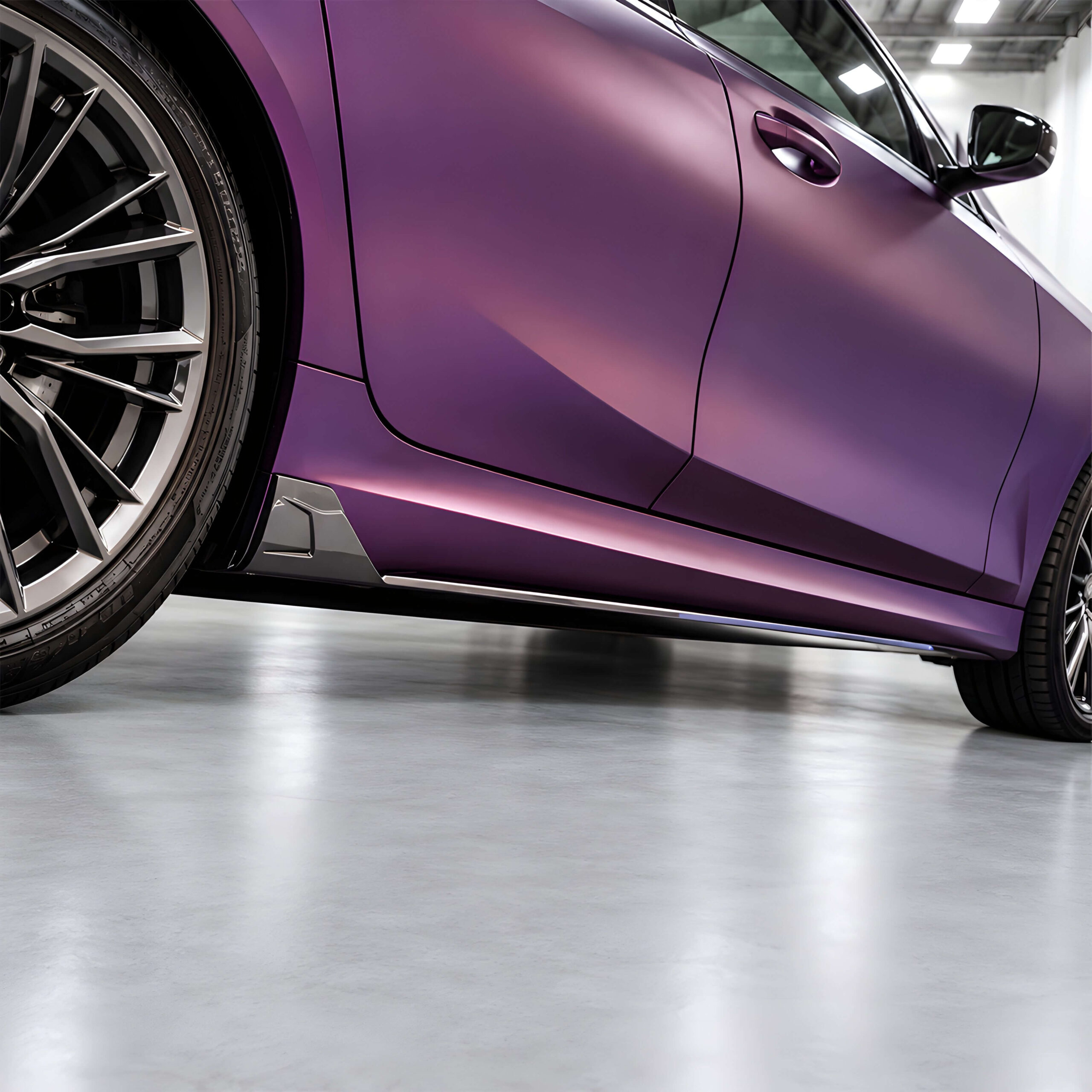 Motokrafta HMG28-CQ-01 M Performance MP Style Glossy Black Side Skirts Splitter Running Board – Compatible with BMW 3 Series G20 LCI (2023+) | Side Skirt Extension - Image 2
