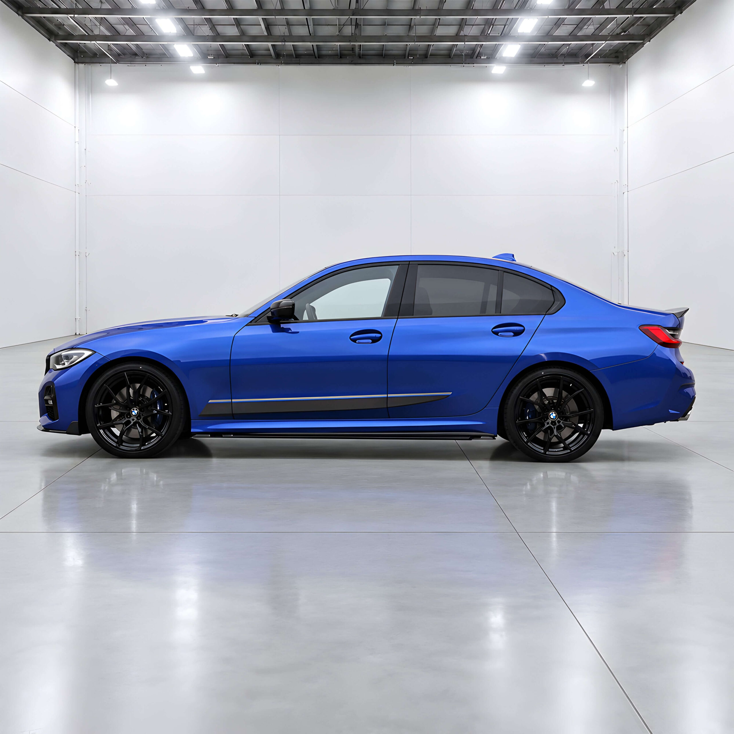 Motokrafta M3 M Sport M Tech M Performance MP Carbon Fiber Side Skirt Lip Splitter Running Board – Compatible with BMW 3 Series G20 G28 (2019–2024) | Side Skirt - Image 2