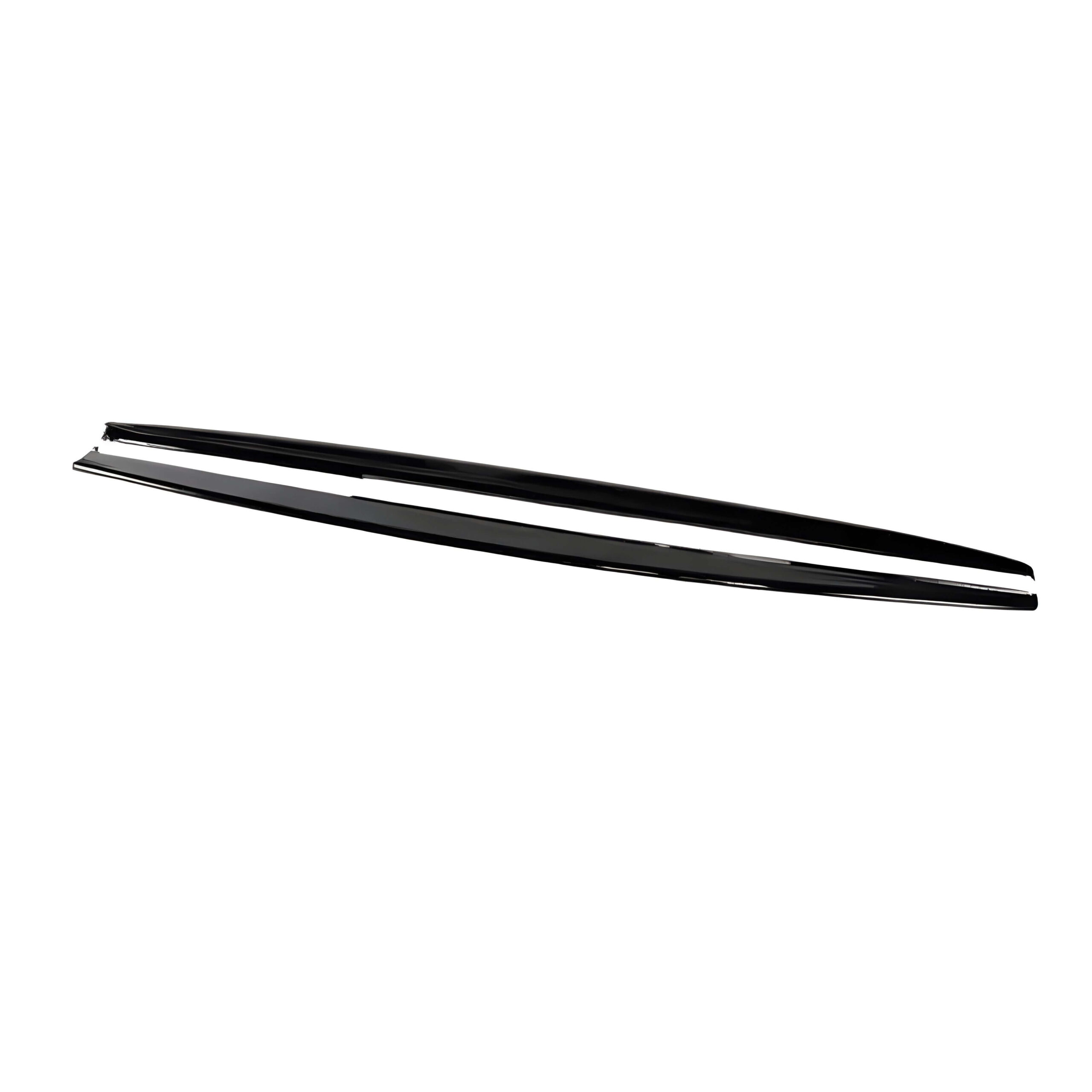 Motokrafta M3 M Sport MP Glossy Black Side Skirt Step Running Board – Compatible with BMW 3 Series F30 (2012–2018) | Side Skirt Extension